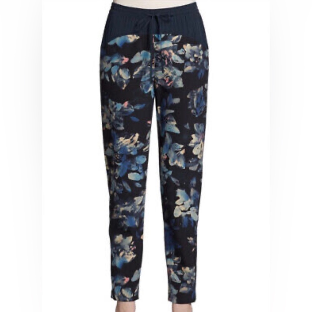 Rebecca Taylor floral silk pants